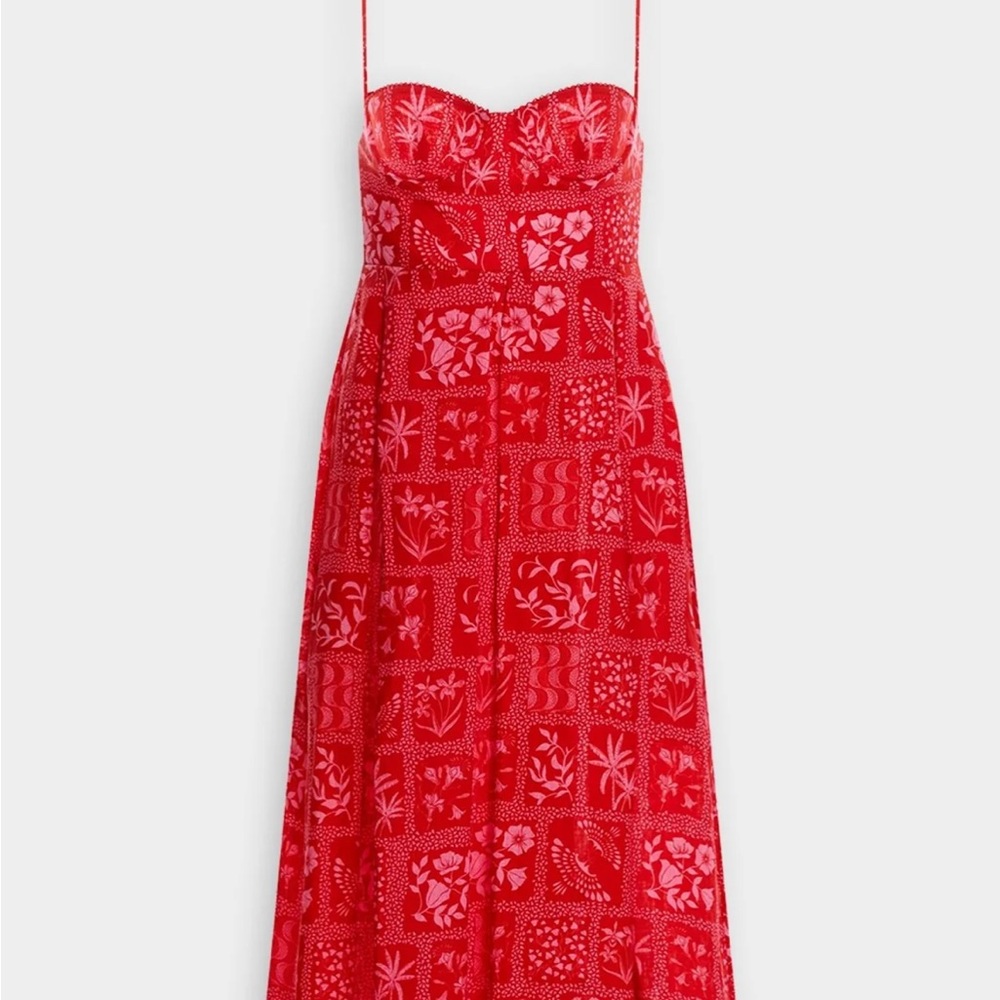NWOT AGUA BY AGUA BENDITA Mambo Ipanema Dress Tailored as Maxi Skirt (Size L)